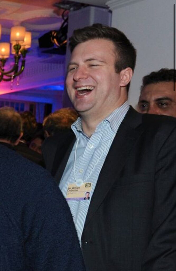 A photo of alleged Jeffrey Epstein associate Ian Osborne taken in 2016.